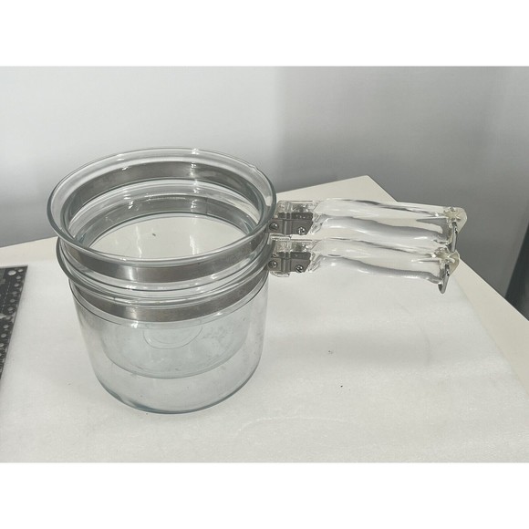 Pyrex Kitchen Vintage Pyrex Flameware 6283 Glass 5 Quart Double